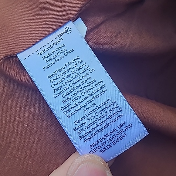 RRL Double RL Dark Brown Goat Leather XL Mens‎ Workwear Moto Flight Jacket RARE - Picture 12 of 14